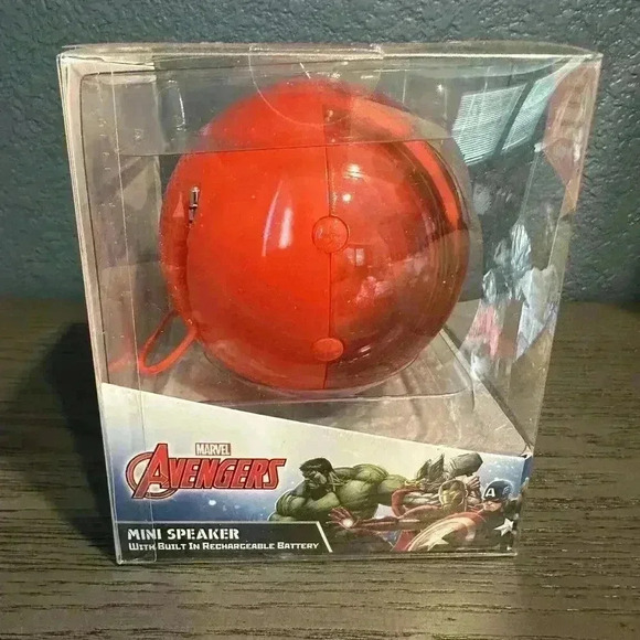 Marvel Avengers Iron Man Portable Wired Speaker Red Colour Brand New In Box Rare - Picture 4 of 5